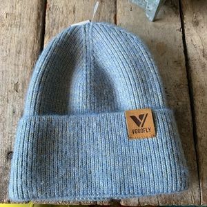 NWOT Vgogfly cuffed beanie. Grayish blue